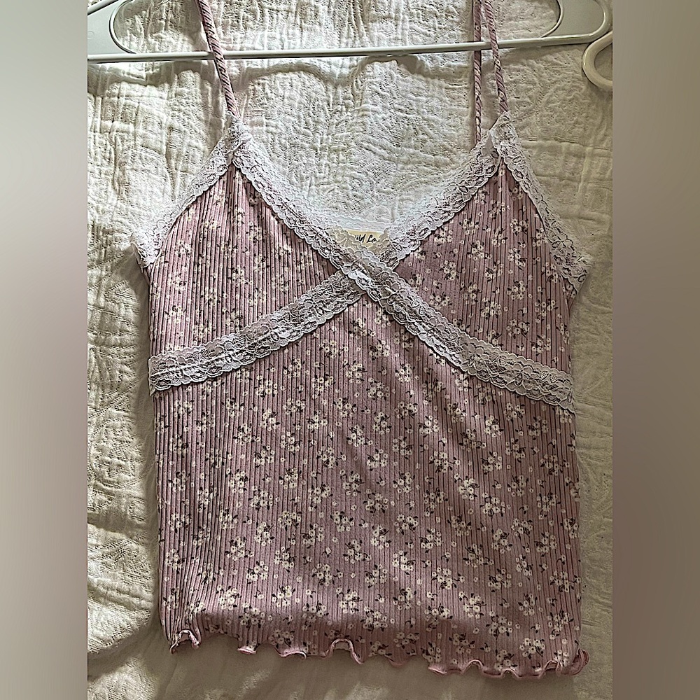 Wild Love Floral Pink Tank Top Kawaii Women’s Top